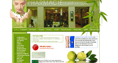 Desktop Screenshot of pharmacie-saint-jacques.com